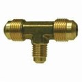 Midland Metal Reducing Tee, Tee, 12 x 38 x 38 Nominal, SAE 45 deg Male Flare Threaded UNF, 65 to 250 deg F,  10181